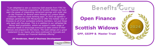 Scottish Widows – Benefits Guru – Open Finance Ratings 2024