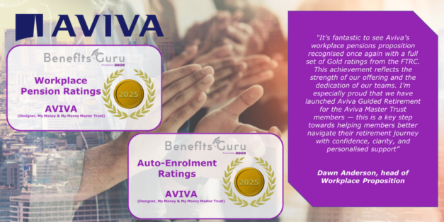 Aviva Benefits Guru Workplace Pension Rating 2025